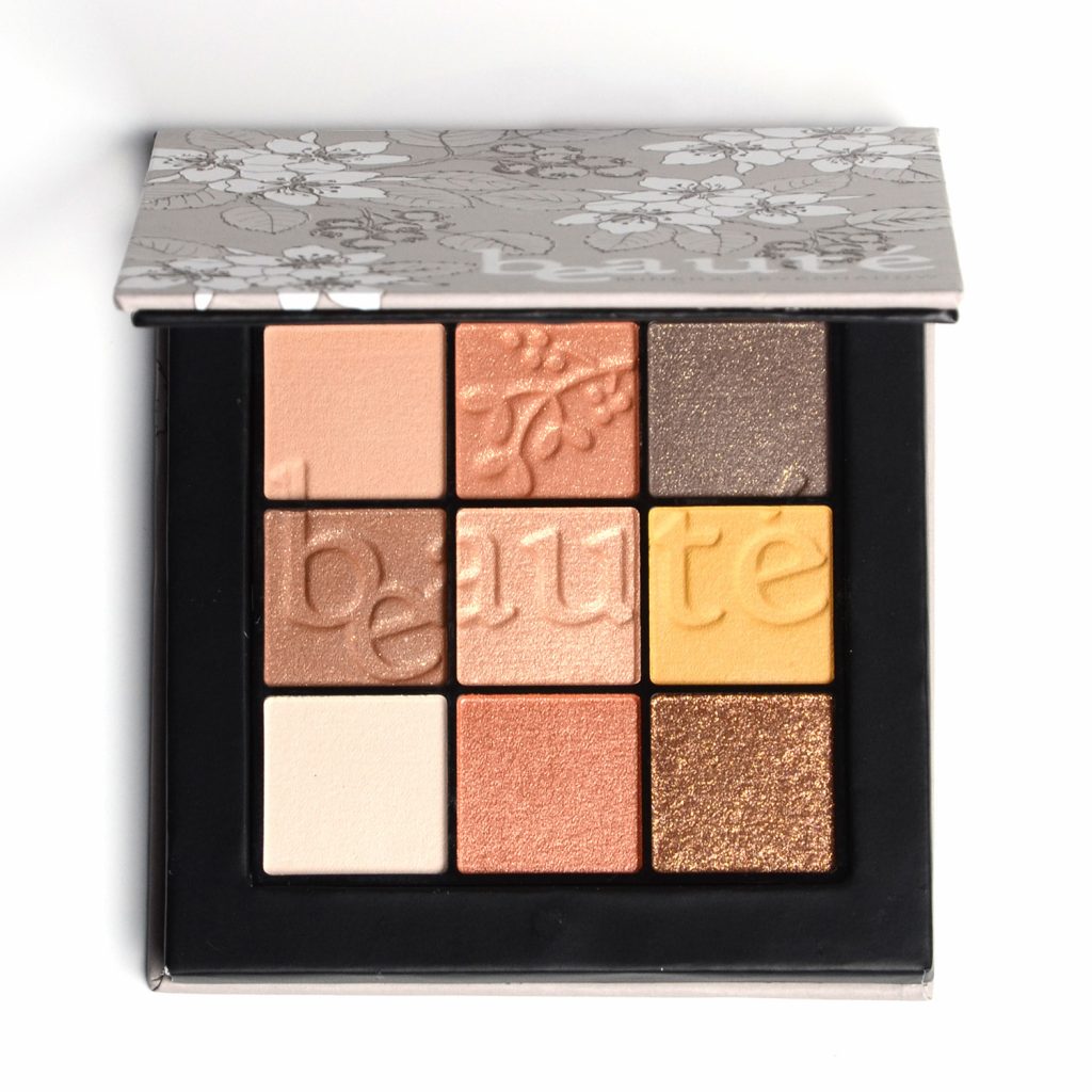 9 Color Embossing Matte Shimmer Jasminoides Eyeshadow Palette TJ